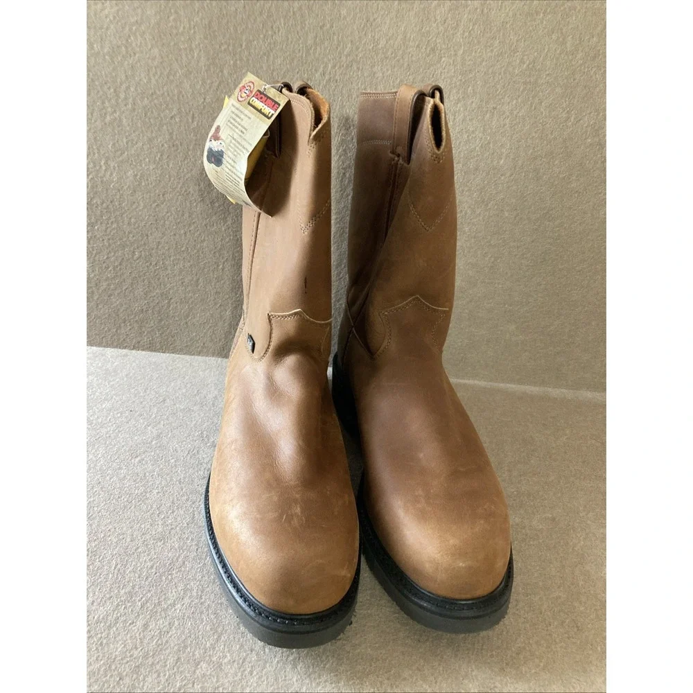 Justin Work Boots 4794 Men's Sz 14 D New Round‎ Toe  10